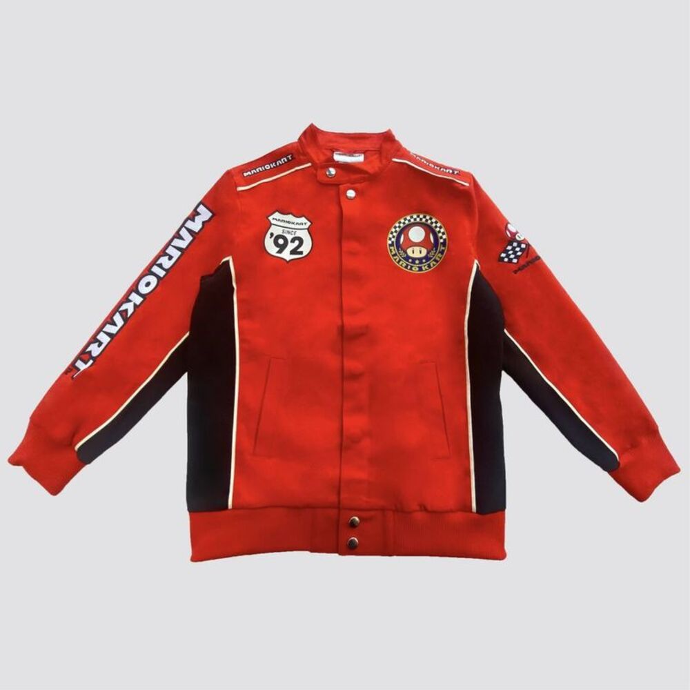 Mario Kart Canvas Racing Jacket Red - S